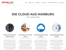 Tablet Screenshot of cirrox.net
